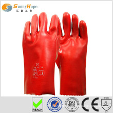 Sunnyhope verriegeln voll getauchte pvc beschichtete handschuhe